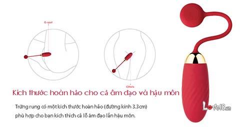 Trứng Rung Cao Cấp Kết Nối Điện Thoại Svakom Ella (DC89F)