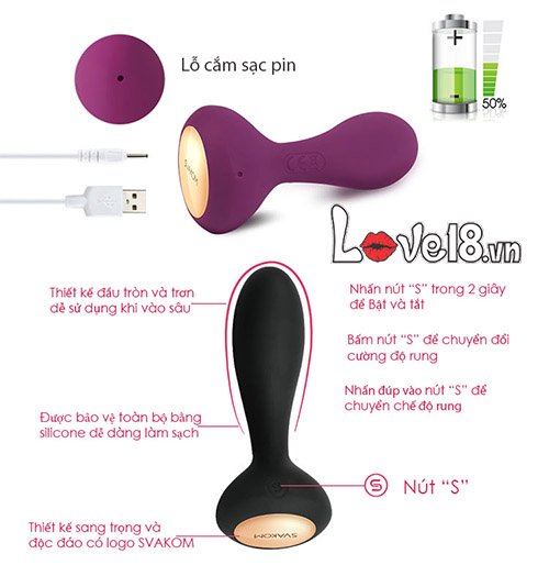 Trứng rung Svakom Judy DC90S cách sử dụng