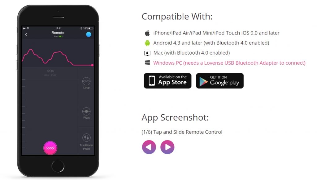 Trứng rung Lovense Lush điều khiển qua app tăng khoái cảm