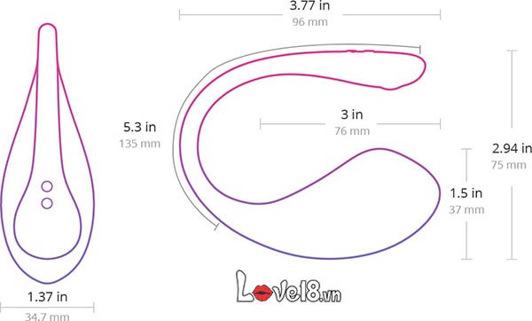 Lovense Lush 3 trứng rung thông minh điều khiển app, cực sướng