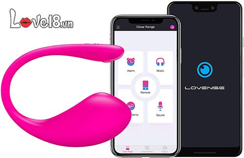 Trứng rung Lovense Lush 3 điều khiển smartphone kích thích điểm G nữ