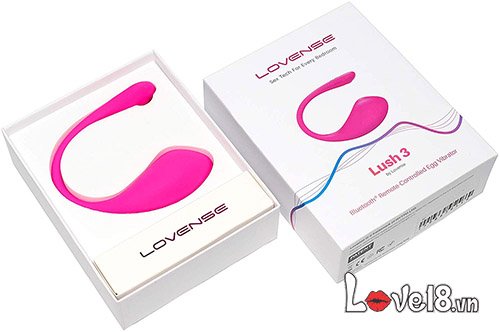 Trứng rung Lovense Lush 3 điều khiển smartphone kích thích điểm G nữ