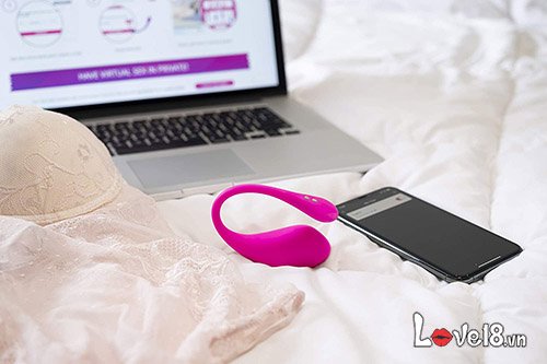 Trứng rung Lovense Lush 3 điều khiển smartphone kích thích điểm G nữ