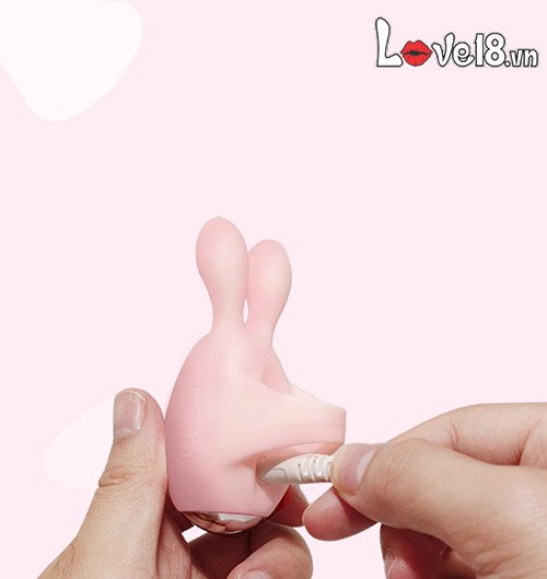 Trứng Rung Thỏ Jupin Đeo Ngón Kích Thích Tình Yêu