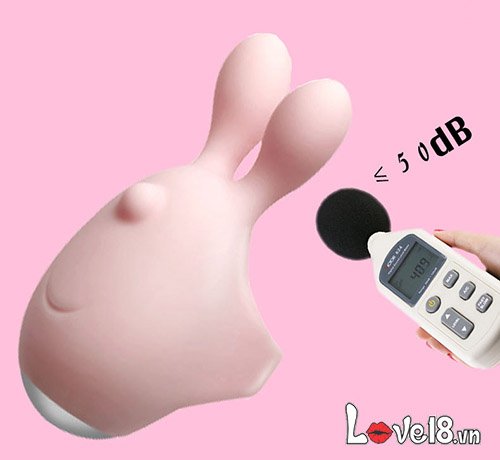 Trứng rung tình yêu Jupin đeo ngón tay, đầu thỏ siêu mềm mại