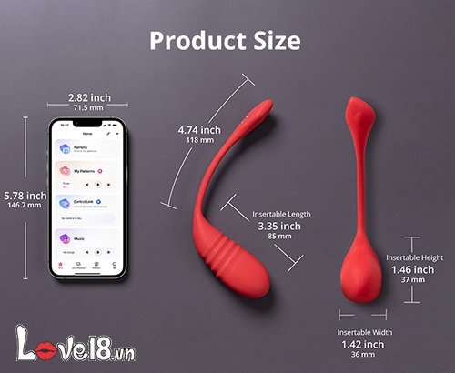 Trứng rung Lovense Vulse điều khiển từ xa kích thích cực sướng