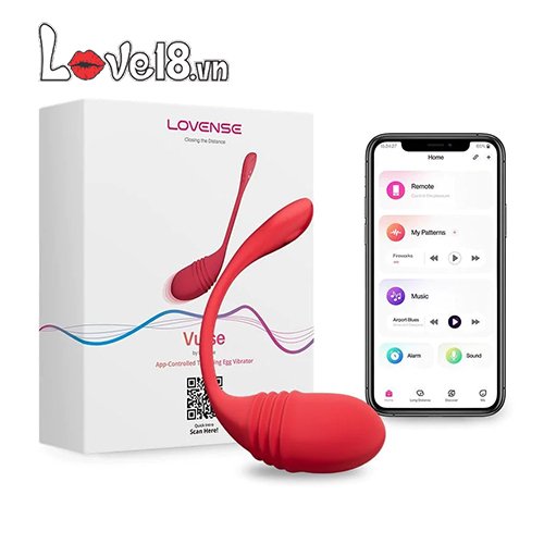 Trứng rung thụt điều khiển xa thông minh Lovense Vulse