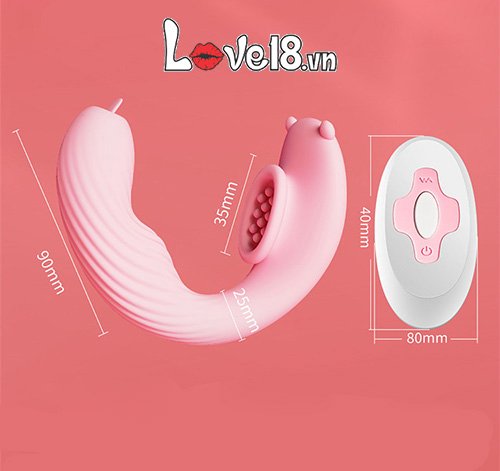 Trứng rung mát xa điểm G âm vật Adorable Bear Wear rung mạnh