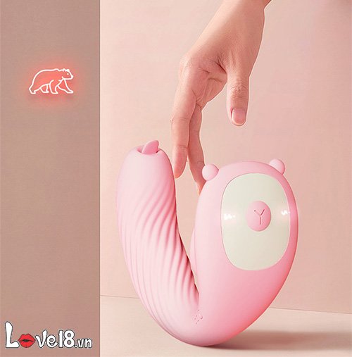 Trứng rung mát xa điểm G âm vật Adorable Bear Wear rung mạnh