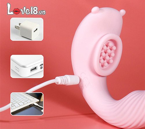 Trứng Rung Điểm G Adorable Bear Tăng Khoái Cảm Âm Vật