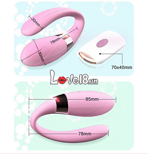 Trứng rung điểm G Dibe Alice điều khiển từ xa cực phê kích thích