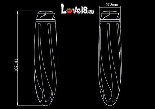 Trứng rung Dorr Foxy Twist kích thích điểm G cao cấp hiệu quả