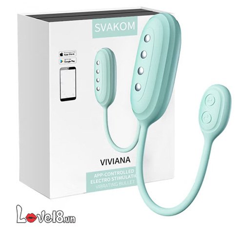 Trứng rung kích thích xung điện Svakom Viviana chính hãng