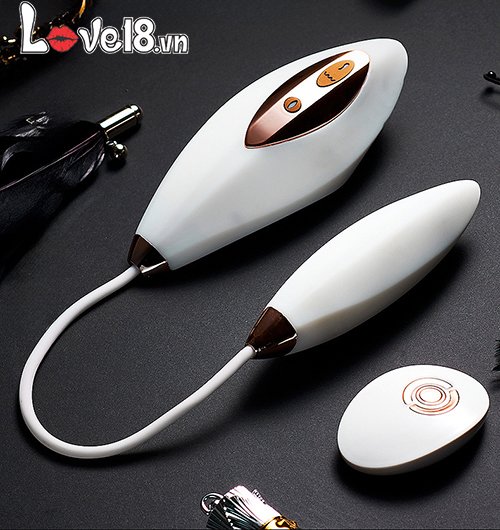 Trứng rung hai đầu đa tính năng Whale Tide Queen remote