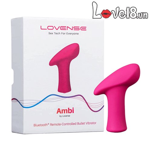 Máy massage mini Lovense Ambi điều khiển app đa chế độ rung 