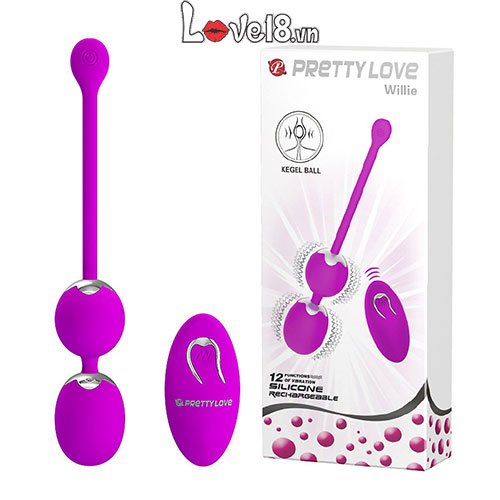 Bóng tập âm đạo Prettylove Willie điều khiển từ xa