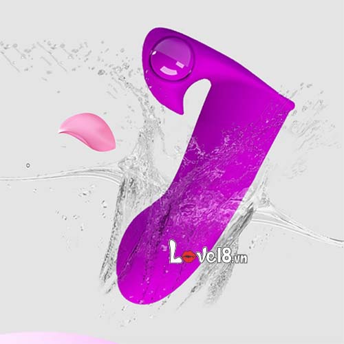 Bao đeo ngón tay có rung Prettylove DC10R mát xa điểm G
