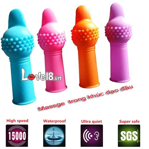 Bao cao su đeo ngón tay gai kích thích kéo dài hưng phấn