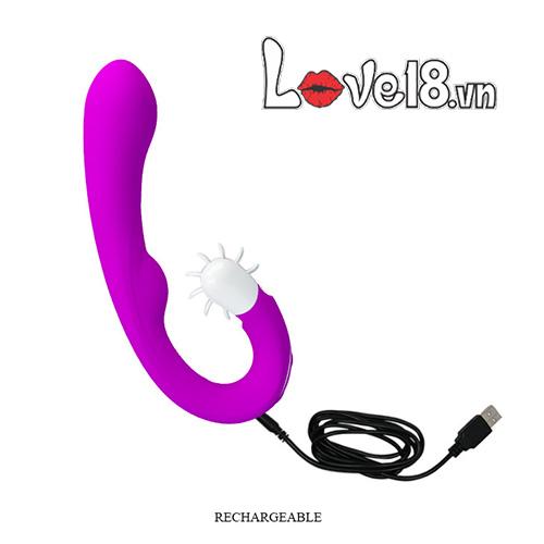 Dụng cụ mát xa âm đạo kích thích hột le Prettylove Magic Tongue DC88K tại Hà Nội
