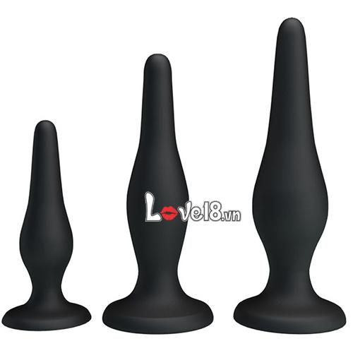 Bộ 3 Phích Hậu Môn Mini Prettylove Silicon An Toàn Kích Thích Gay
