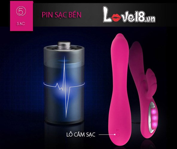 Dụng cụ massage âm đạo cảm ứng Nalone Touch DC54X dây nối pin sạc cổng usb