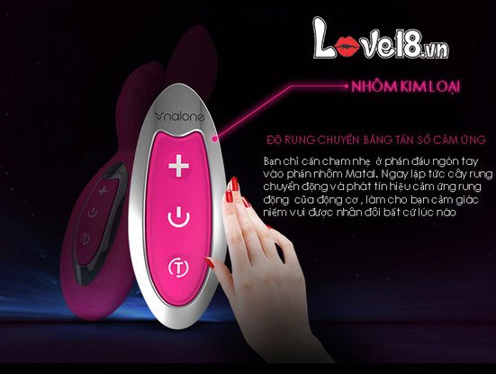 Máy mát xa Nalone Touch DC54X nút điều chỉnh nằm trên phần tay cầm