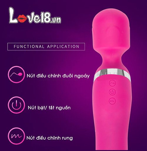 Chày rung 2 đầu AV17 massage toàn thân