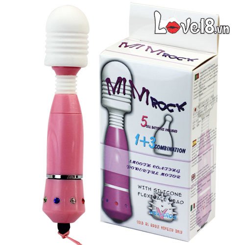 Chày Rung Mát Xa Mini 3 Đầu silicon cao cấp Đồ chơi tình dục kích thích