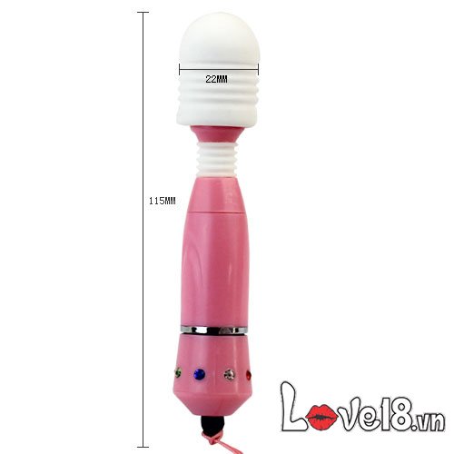 Chày Rung Mát Xa Mini 3 Đầu silicon cao cấp Đồ chơi tình dục kích thích