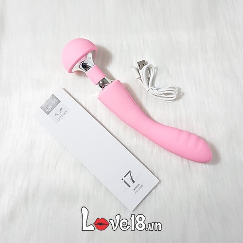 Chày Rung Hai Đầu Magic Massage Siêu Mạnh Đồ Chơi Tình Dục Hồng