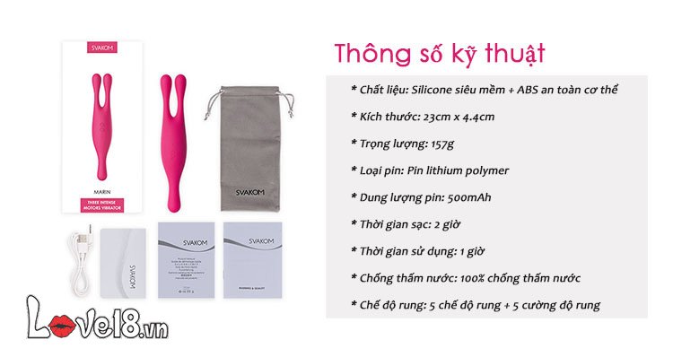 Dụng cụ kích thích điểm G Svakom Marin DC90X thông tin chi tiết