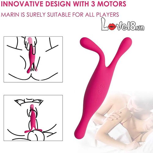 Dụng Cụ Kích Thích Điểm G Svakom Marin Rung Mạnh 3 Động Cơ