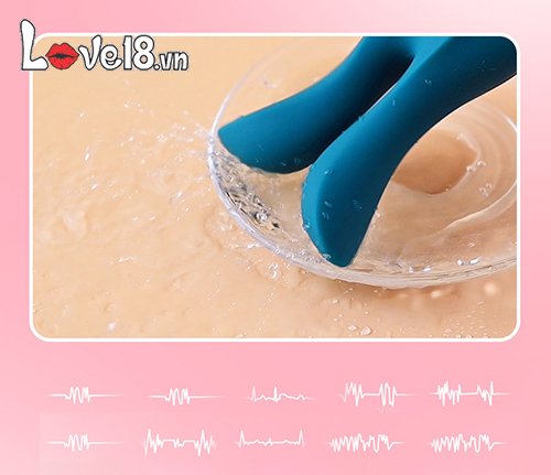 Máy rung tai thỏ Lilo kích thích âm vật âm đạo giải tỏa sinh lý nữ