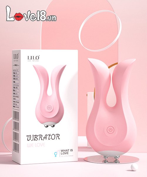 Máy rung tai thỏ Lilo kích thích âm vật âm đạo giải tỏa sinh lý nữ