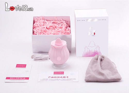 Máy rung búmút âm vật OMYSKY hình bông hoa kích thích mê ly