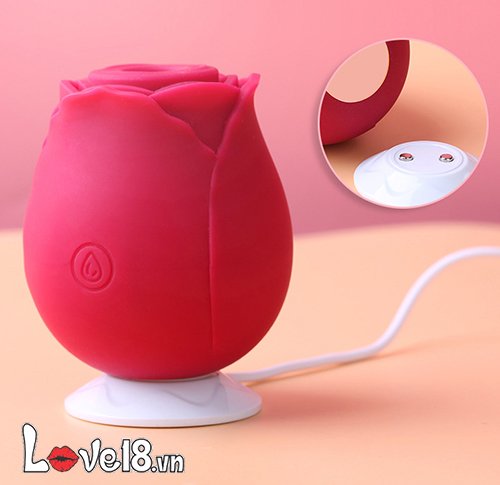 Máy rung liếm và bú mút âm vật hình bông hoa OMYSKY DC88R giá tốt