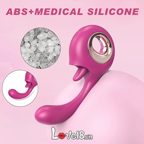 Máy rung S-Hande Woo điểm G âm vật, silicone cao cấp, 10 chế độ rung