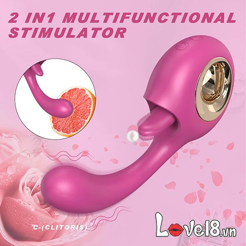Máy rung S-Hande Woo điểm G âm vật, silicone cao cấp, 10 chế độ rung