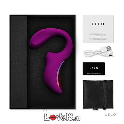 Máy mát xa điểm G và âm vật bằng sóng âm Lelo Enigma rung 8 chế độ