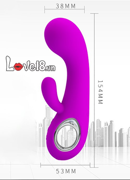 Máy massage điểm G âm vật Pretty Love Valentine rung mạnh đa chế độ