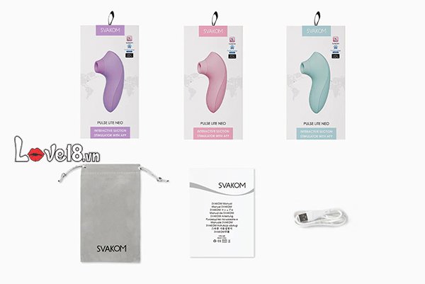 Máy massage âm vật Svakom Pulse Lite Neo sóng âm cao cấp tiện lợi