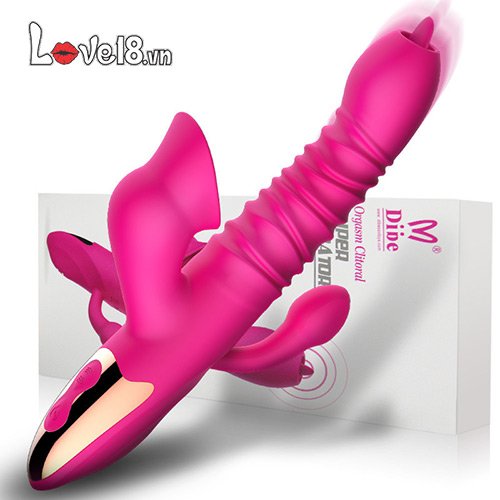 Dụng cụ massage điểm G âm vật hậu môn Dibe kích thích cực đỉnh 
