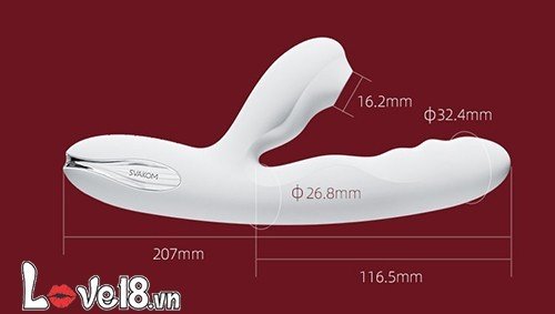 Dụng cụ massage điểm G âm vật Svakom Veromca Rung mút sưởi ấm