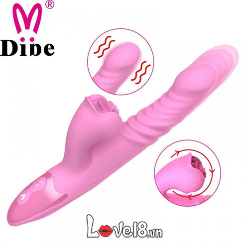 Dụng cụ massage điểm G âm vật Dibe Diana silicon ABS đa năng 