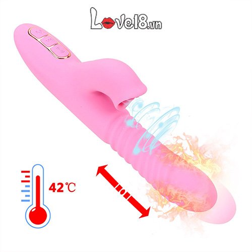Dụng cụ massage đa năng Dibe rung liếm thụt sưởi ấm kích thích