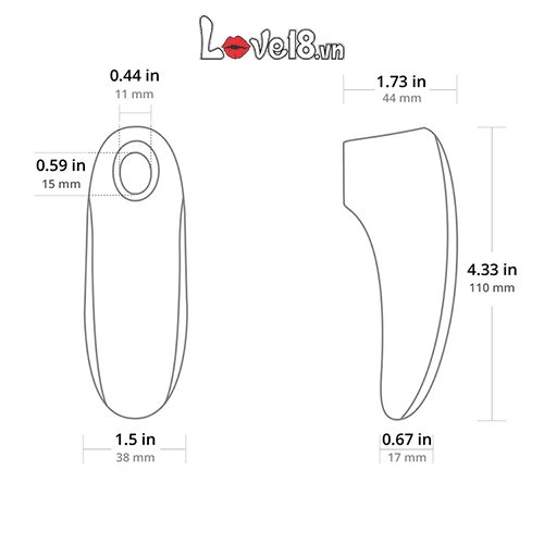 Lovense Tenera cao cấp máy rung âm vật điều khiển qua app tiện lợi