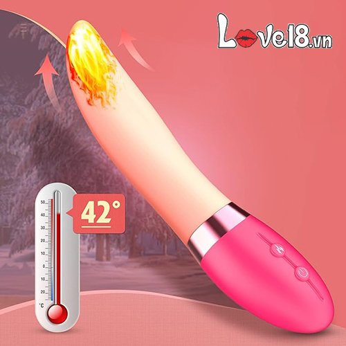 Lưỡi liếm âm đạo âm vật Shuangmi có nhiệt sưởi ấm rung cực phê cho nữ