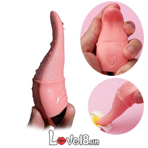 Lưỡi liếm âm đạo rung đa chế độ sưởi ấm JIUAI massage cực đã 