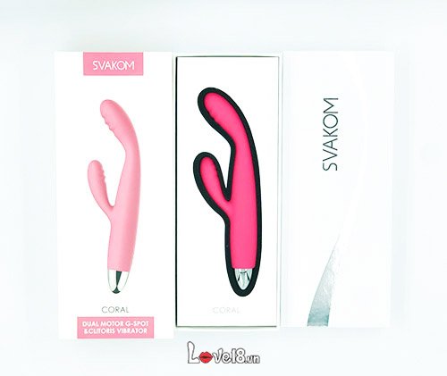 Dụng cụ kích thích điểm G âm vật Svakom Coral cao cấp hấp dẫn