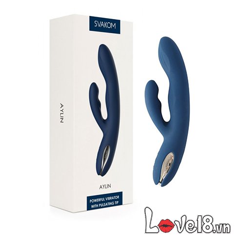 Dụng cụ kích thích điểm G âm vật Svakom Aylin silicone cao cấp